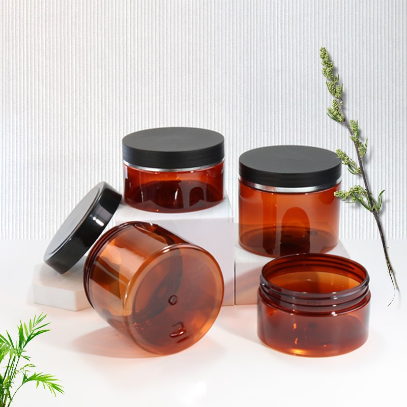 Plastic cosmetic bottles