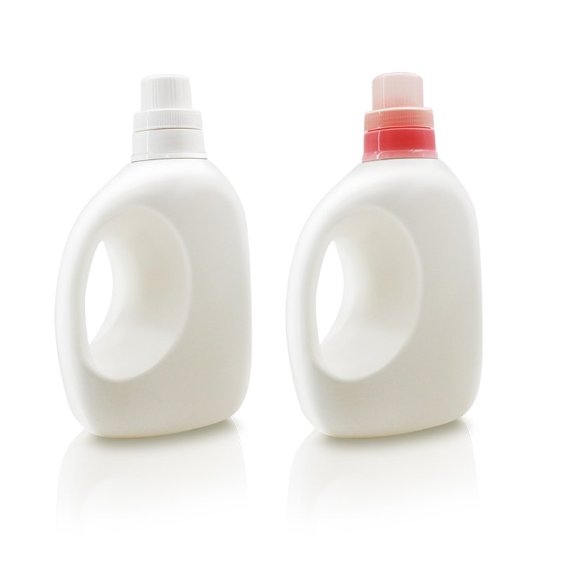 Cleaning 1000ml PE Plastic Detergent Bottle with Handle