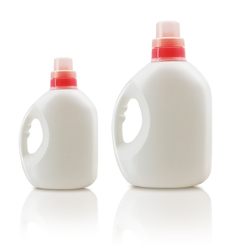 Cleaning 2000ml PE Plastic Detergent Bottle with Handle