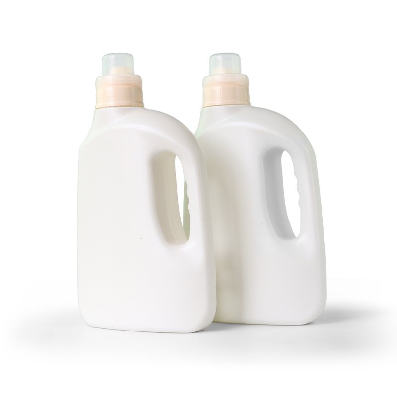 Cleaning 2000ml PE Plastic Detergent Bottle with Handle