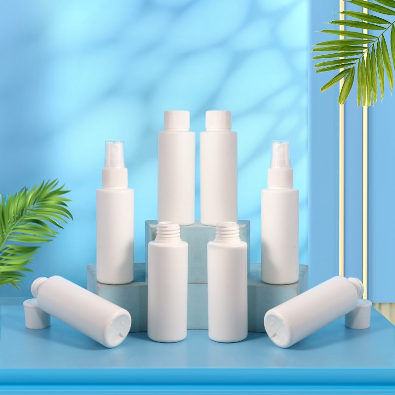 Cosmetic 50ml Mini Cylindrical PE Bottle – 20mm Narrow Neck