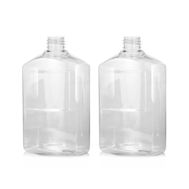 Cosmetic 400ml PET Conditioner Bottle – Space-Saving Flat