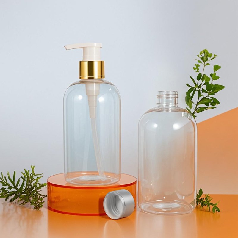 Cosmetic 300ml PET Body Lotion Bottle – Custom Color