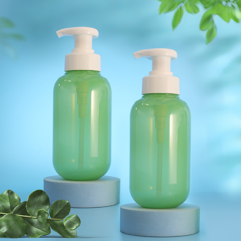 500ml PET Cosmetic Bottle with Custom Logo