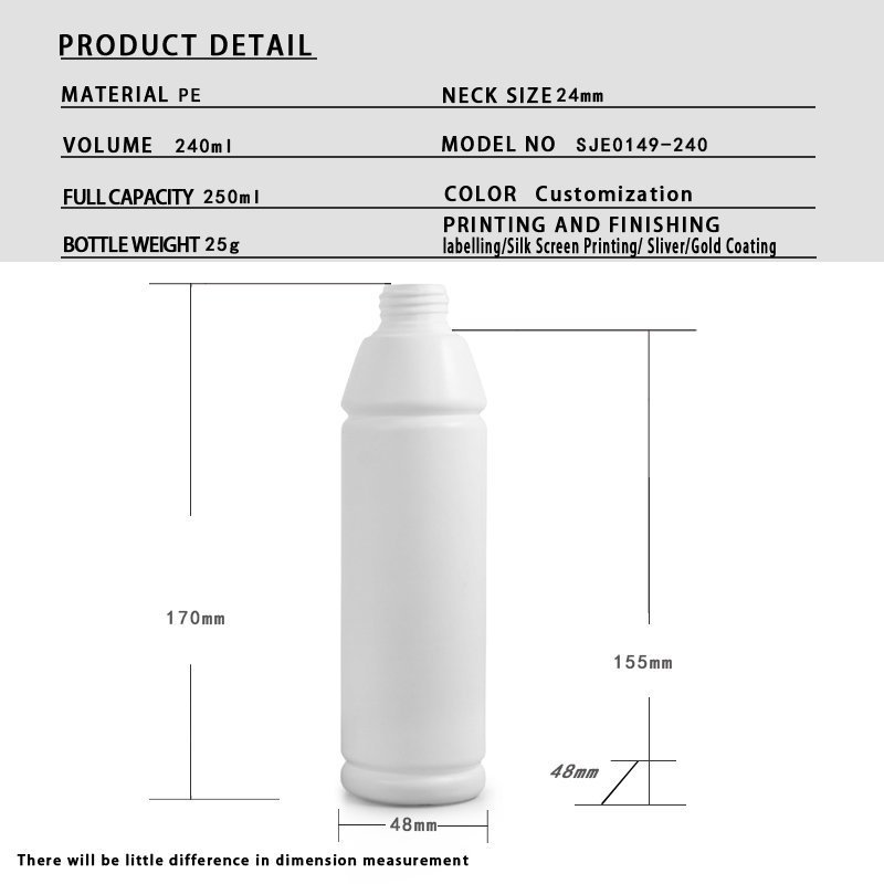 240ml PE Bottle