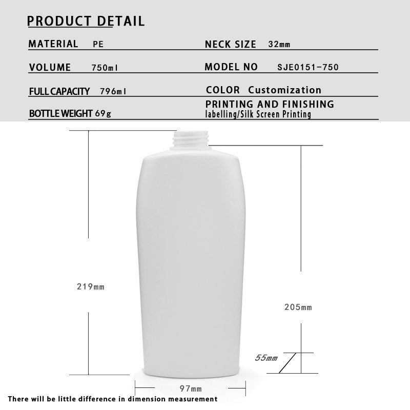 750ml PE Bottle