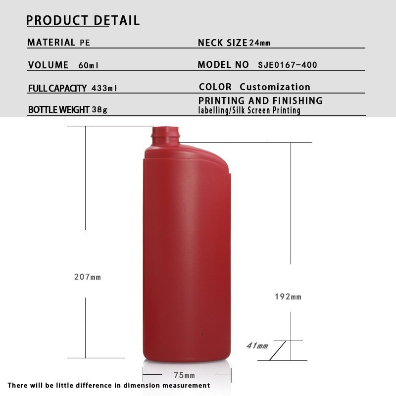 400ml PE Bottle
