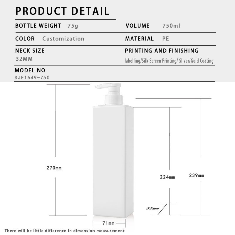 750ml PE Bottle