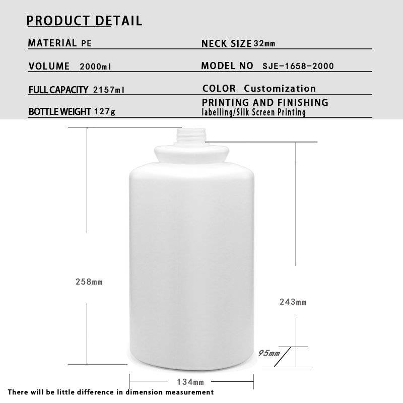 2000ml PE Bottle