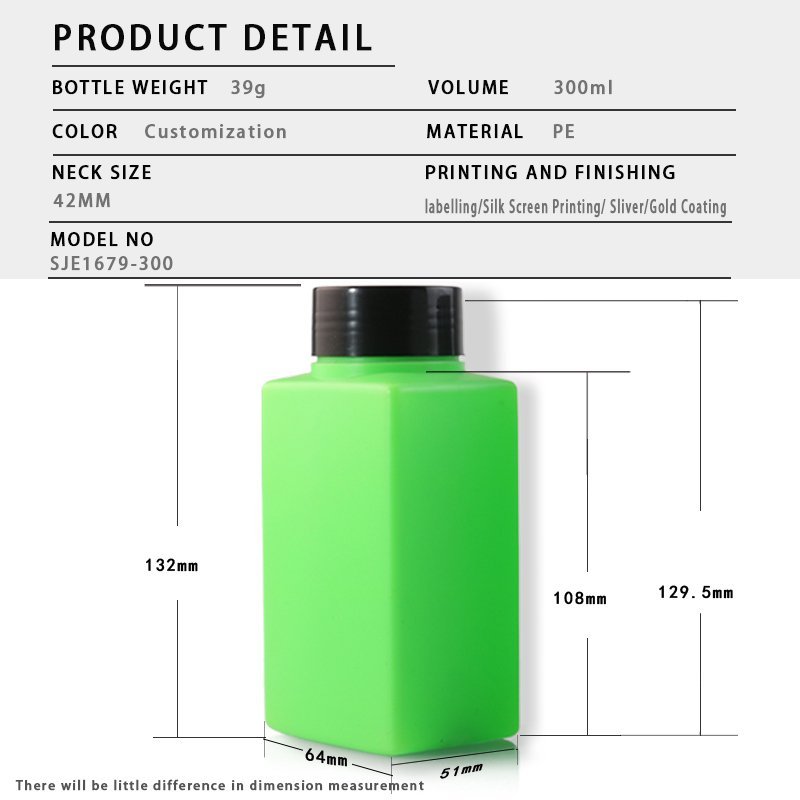 300ml PE Bottle