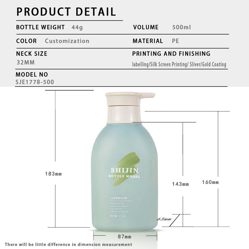 500ml PE Bottle