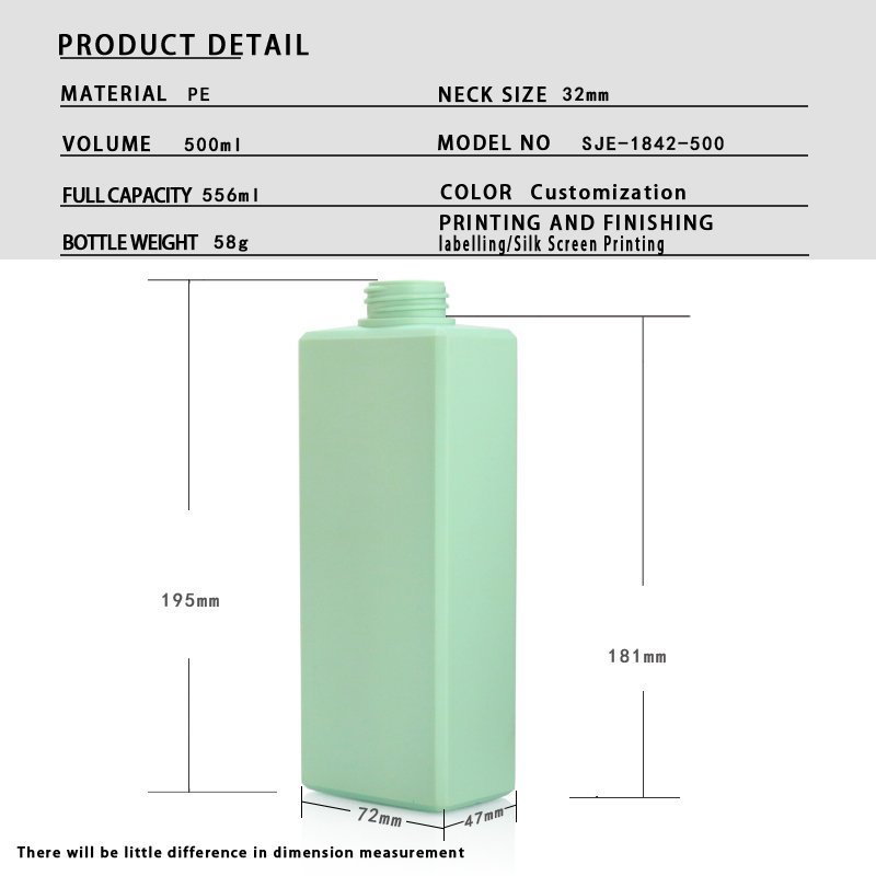 SJE-1842-500 500ml PE Bottle