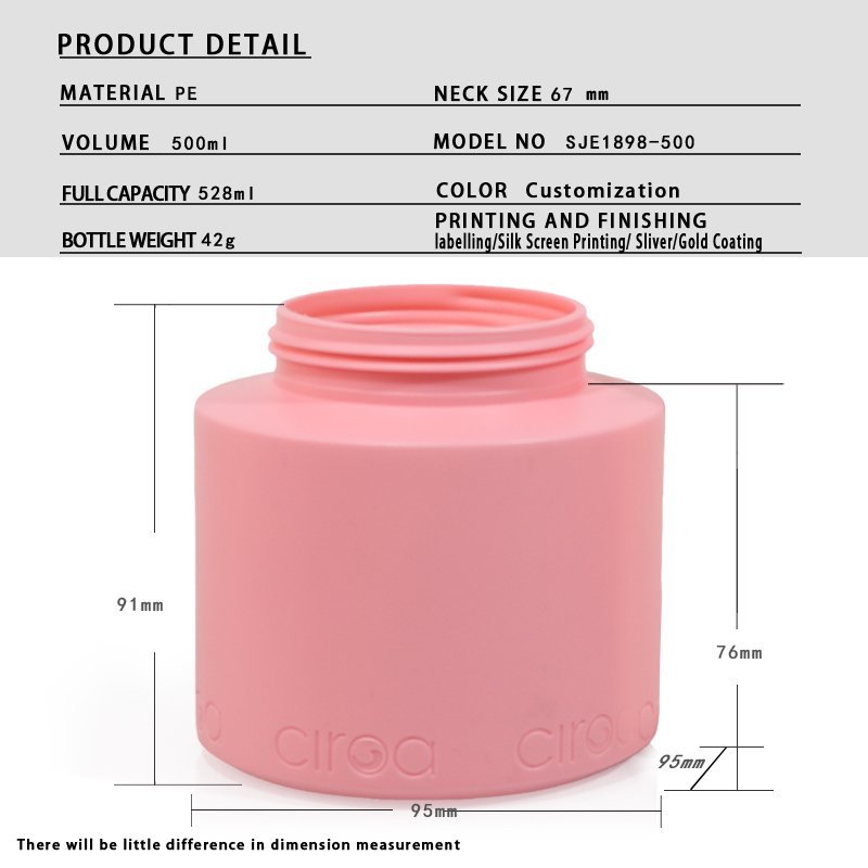 SJE-1898-500 500ml PE Bottle