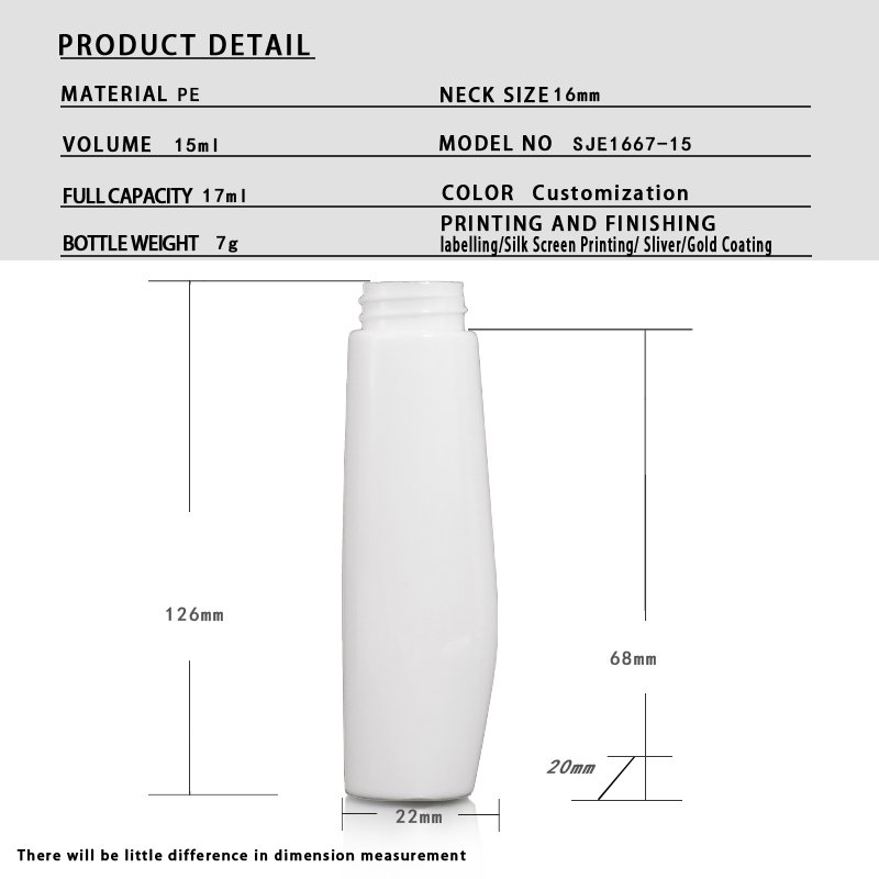 SJE-1667-15 15ml PETG Bottle