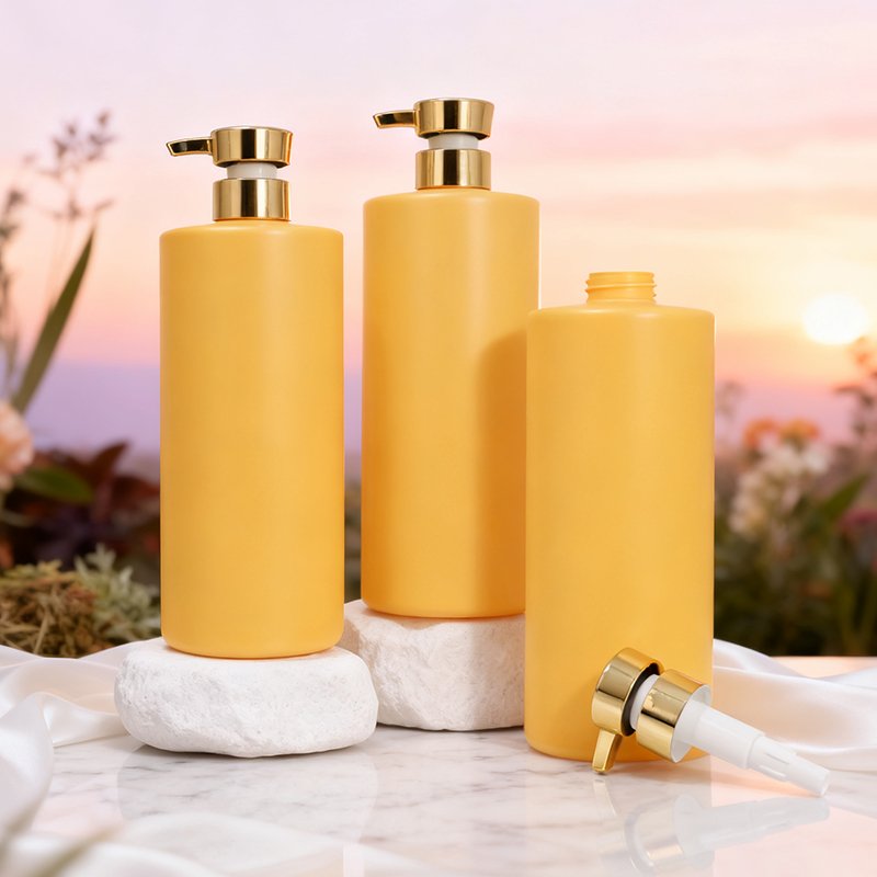 Bath & Body 1000ml PE Bath Bottle for Bulk Refill & Family Size – 38mm Neck, 75g