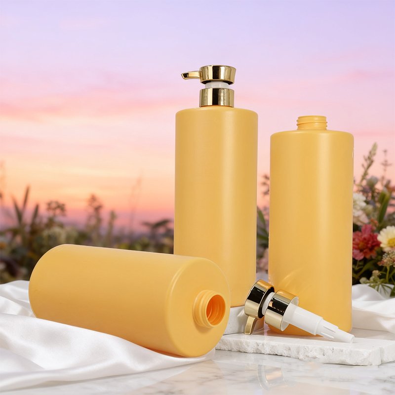 Bath & Body 1000ml PE Bath Bottle for Bulk Refill & Family Size – 38mm Neck, 75g