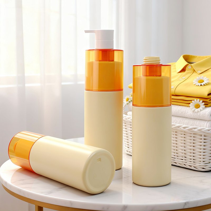 700ml PE Round Bottle for Shampoo & Body Wash – 28mm Neck, 55g