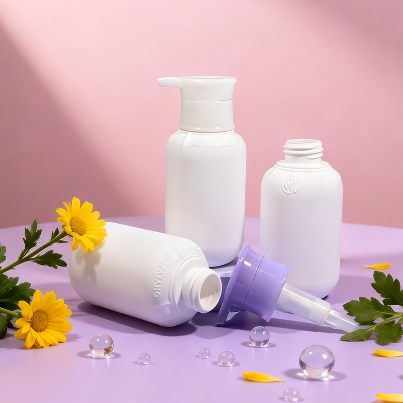 300ml PE Cosmetic Bottle 32mm Neck 35g for Lotion, Shampoo & Detergent
