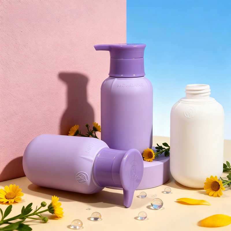 300ml PE Cosmetic Bottle 32mm Neck 35g for Lotion, Shampoo & Detergent