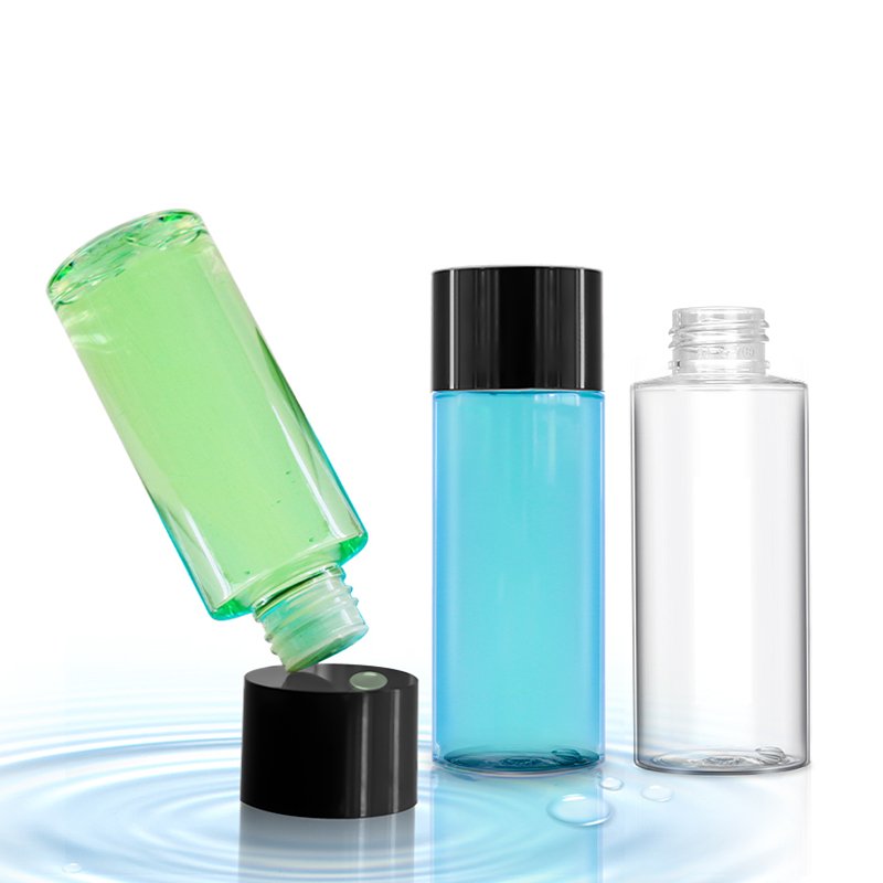Cosmetic 100ml PET Transparent Bottle 24mm Neck 16g for Serum, Essential Oil & Toner