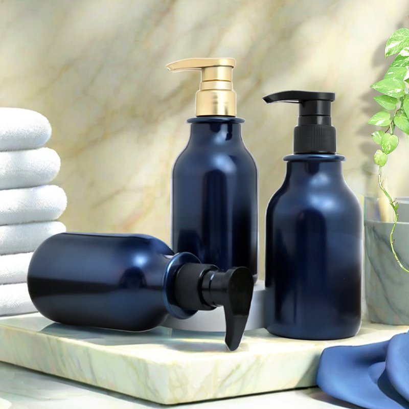 Custom 340ml PET PET Cosmetic Bottle with Logo Printing