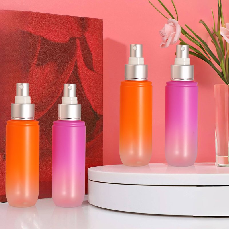 Mini 100ml PET Travel Perfume Empty Spray Bottle with 18mm Neck 18g
