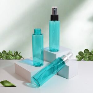 Travel Size 100ml PET Cosmetic Mist Empty Spray Bottle with 18mm Neck 18g