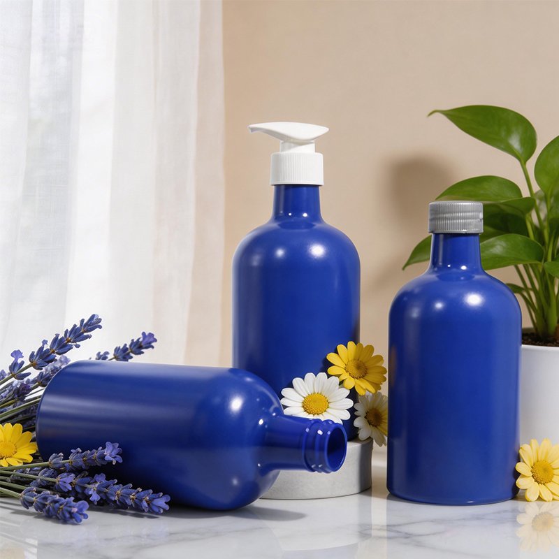 500ml PET Shampoo & Body Wash Bottle with Jinmeiyang Logo (28mm Neck, 42g)