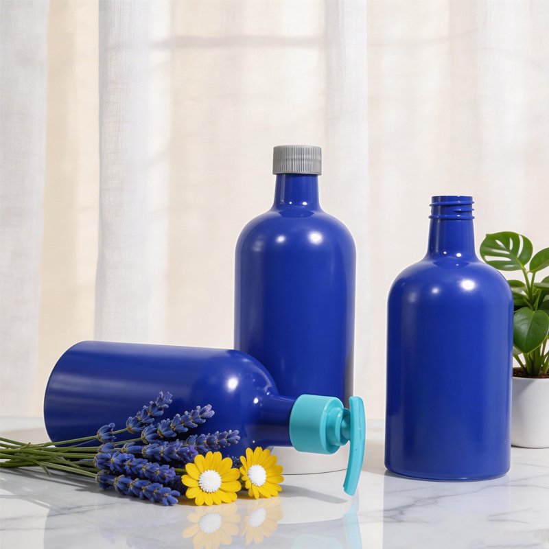 500ml PET Shampoo & Body Wash Bottle with Jinmeiyang Logo (28mm Neck, 42g)
