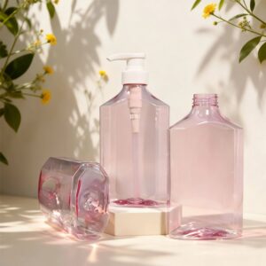 Bath & Body 530ml PET Bath Bottle for Large Body Wash & Shampoo – 28mm Neck, 48g